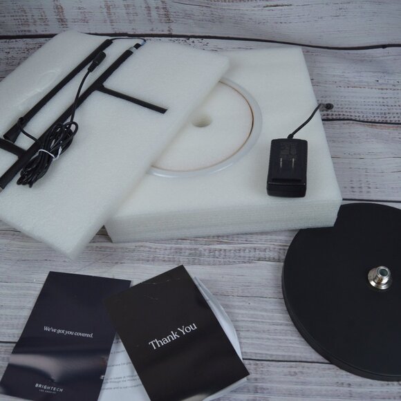 Brightech Saturn Color RGB Table Lamp Classic Black Modern NEW BOX DAMAGE - Picture 9 of 13